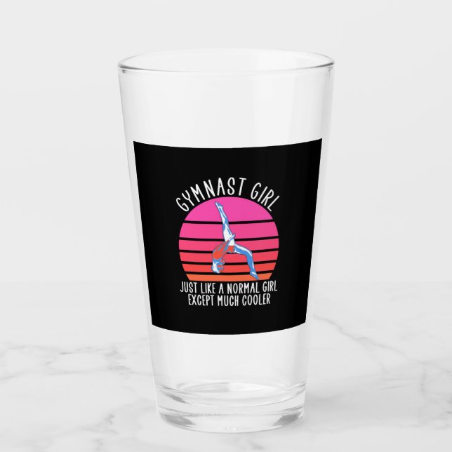 Verre Gymnaste Girl (Devant)