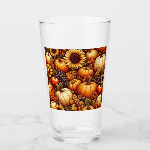 Verre Halloween/Automne/Automne/citrouille