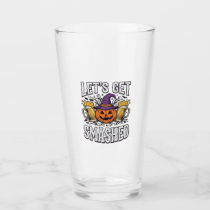 Verre Halloween Buvons un Coup de Fouce Bière de Citroui