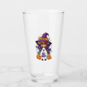 Verre Halloween de la vache des Highlands