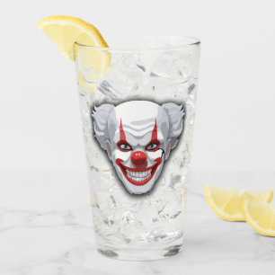 Verre Halloween du Carnaval de Clown déplaisant