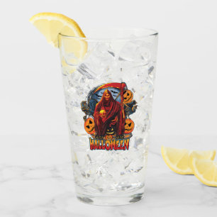 Verre Halloween Evil skeleton