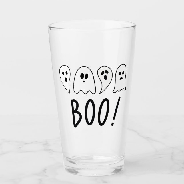 Verre Halloween Ghosts Boo (Devant)