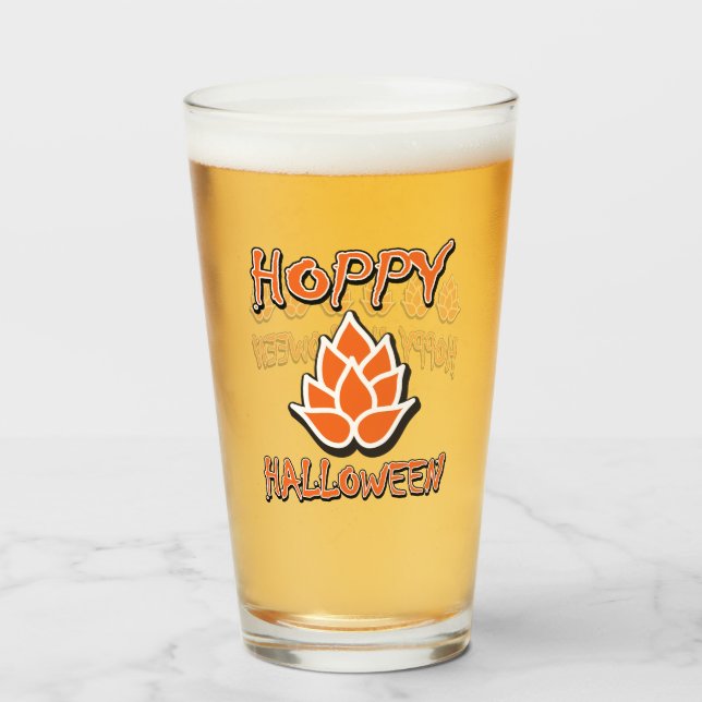 Verre Halloween Hoppy (Dos (rempli))
