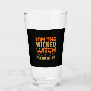 Verre Halloween Je Suis La Méchante Sorcière De Tout