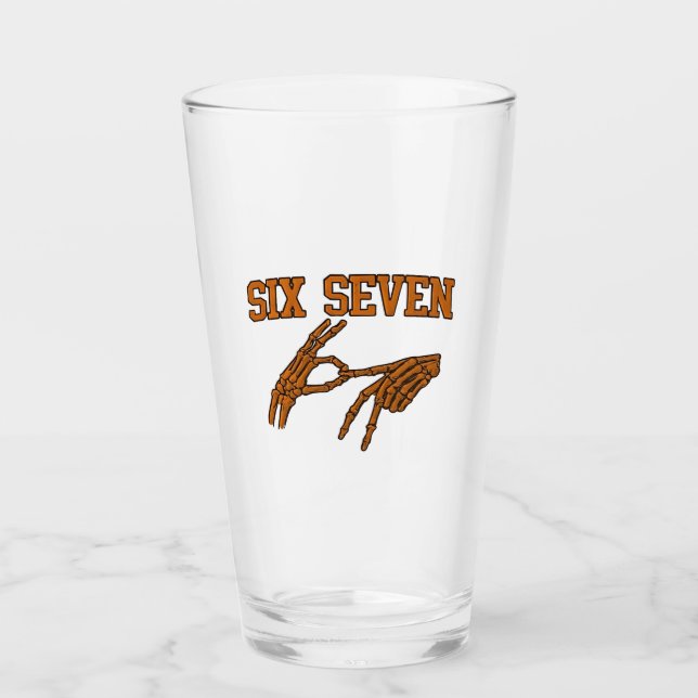 Verre Halloween Six Sept Mèmes Langue Des Signes 67 Maso (Devant)