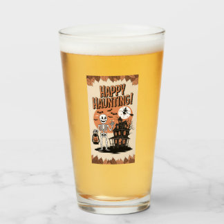 Verre Halloween vintage - Happy Haunting
