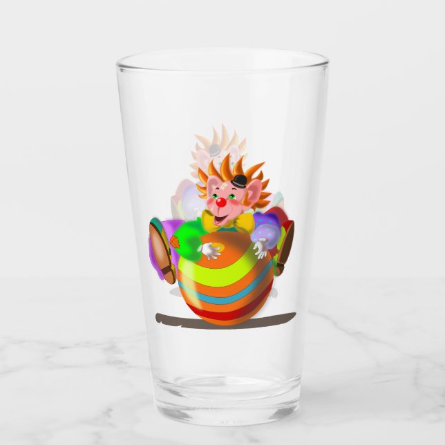 Verre Happy Crazy Clown (Devant)