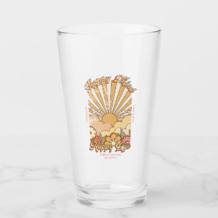 Verre Happy Mind Happy Life Hippy Vibes Super