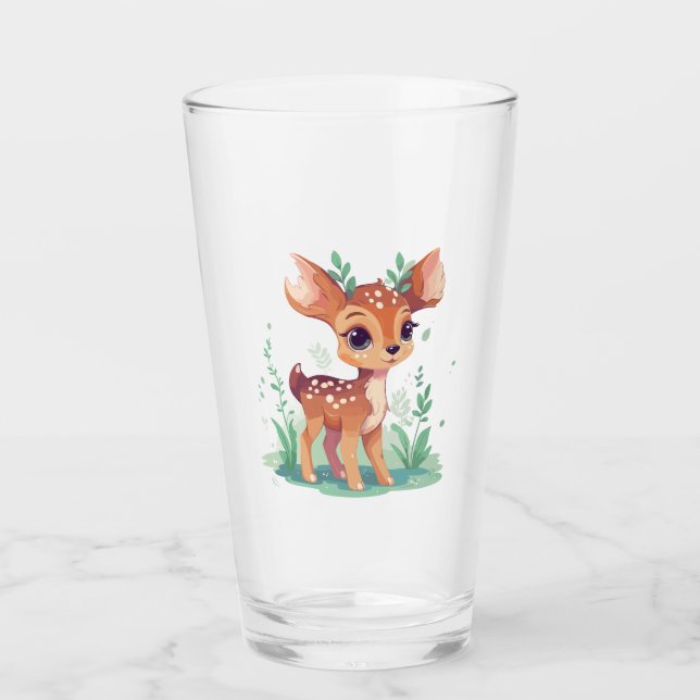 Verre Happy new Deer (Devant)
