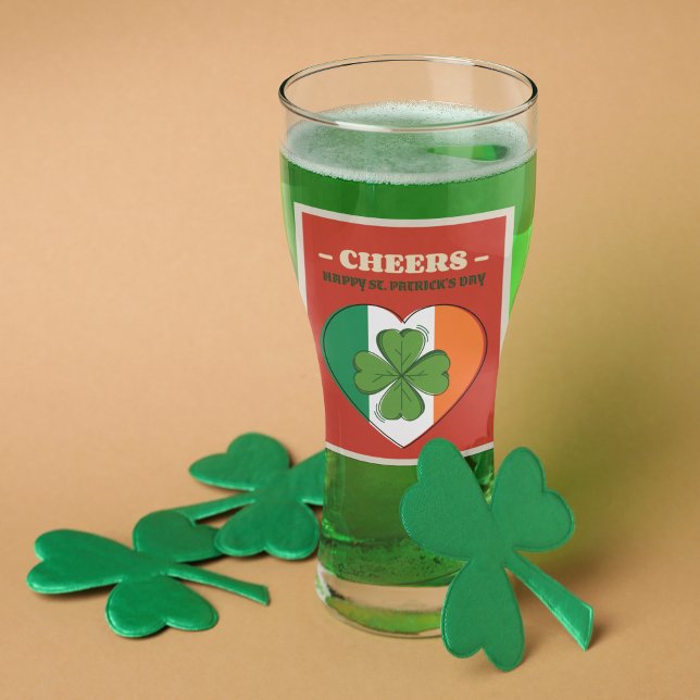 Verre Happy St. Patrick's Day (Créateur téléchargé)