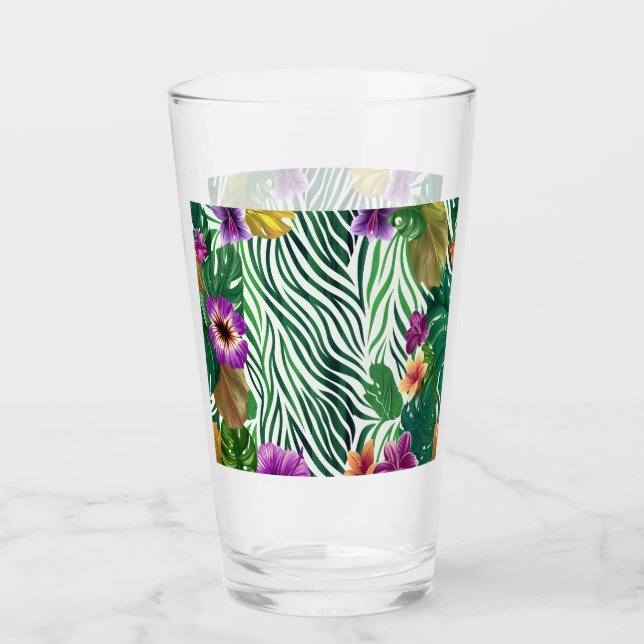 Verre Harmonie de la jungle ondulante (Devant)