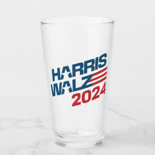 Verre Harris Walz Élection 2024