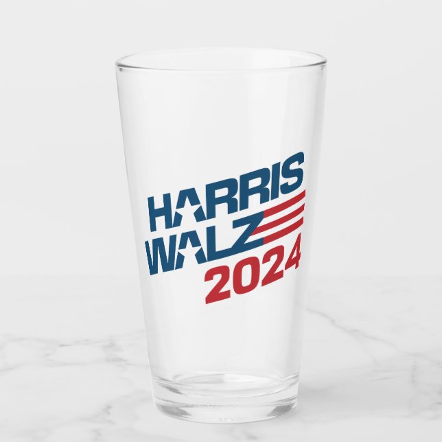 Verre Harris Walz Élection 2024 (Devant)
