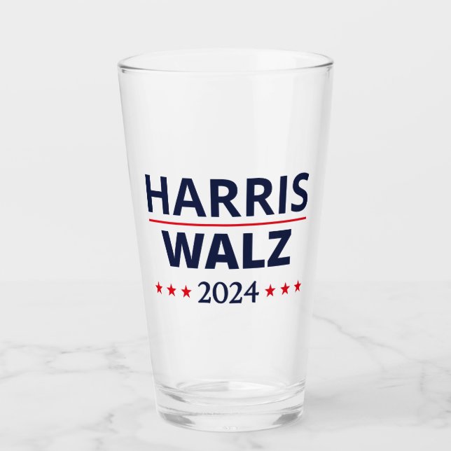 Verre Harris Walz Election 2024 III (Devant)