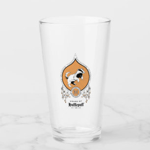 Verre HARRY POTTER™ Délicat croquis HUFLEPUFF™ Crest