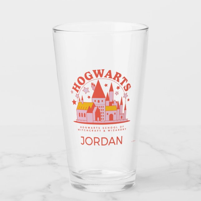 Verre HARRY POTTER™ | École charmante de Poudlard™ (Devant)