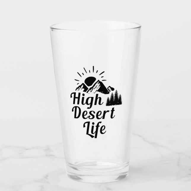 Verre Haute Vie désertique (Devant)