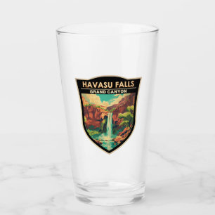 Verre Havasu Falls Grand Canyon Travel Art Vintage