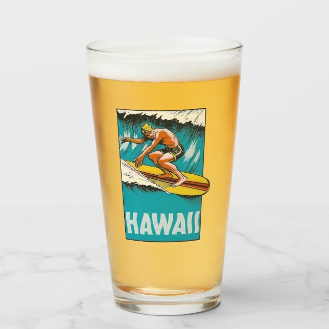 Verre Hawaii Pint (Devant (rempli))