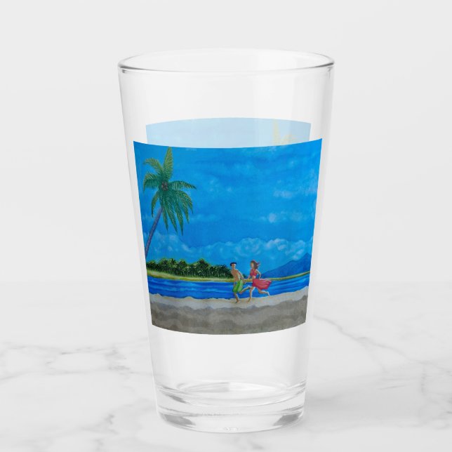 Verre Hawaiian Beach Run (Devant)