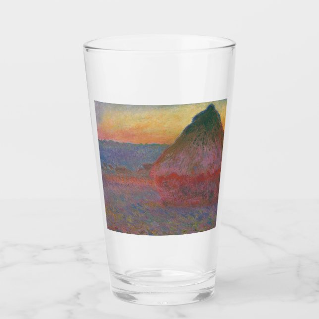Verre Haystacks (par Claude Monet) (Devant)