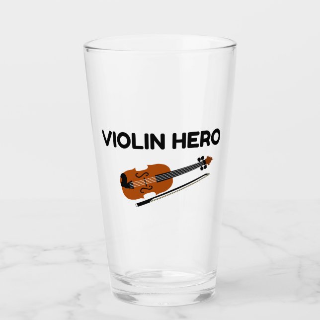 Verre Héros de violon (Devant)