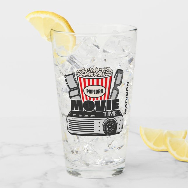 Verre Heure du film de nom personnalisé (Devant glace)