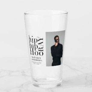 Verre Hip hip hourra fête de remise de diplômes photo