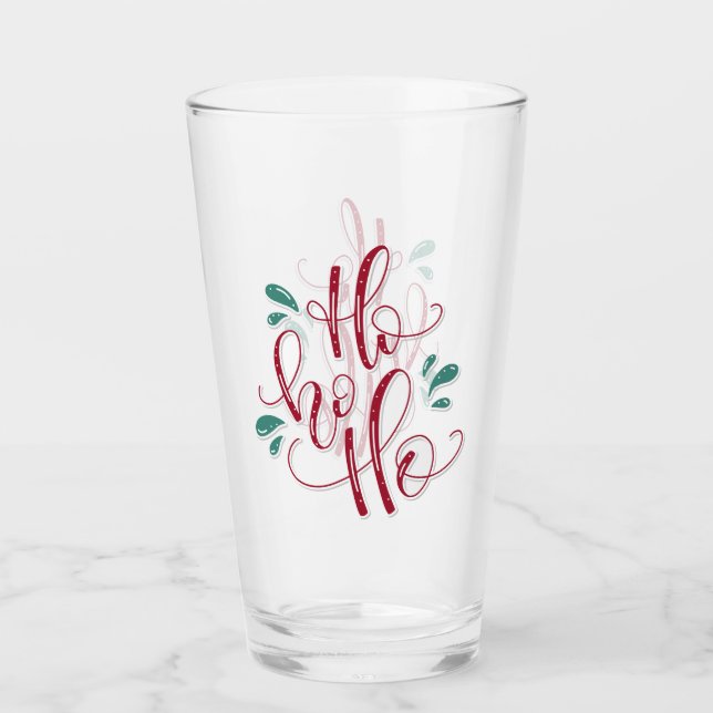 Verre Ho Ho Ho (Devant)