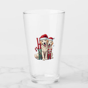 Verre Ho Ho Ho Grand Pyrenees Amoureux des Chiens Noël S