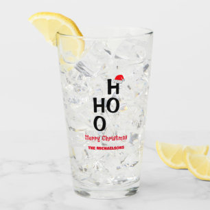Verre Ho Ho Ho : Joyeux Noël