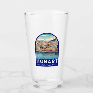 Verre Hobart Australie Travel Art Vintage