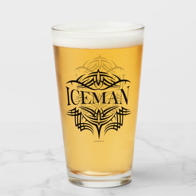 Verre Hockey Tribal (Iceman) (Devant (rempli))