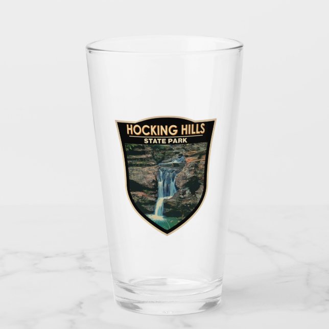 Verre Hocking Hills State Park Ohio Art (Devant)