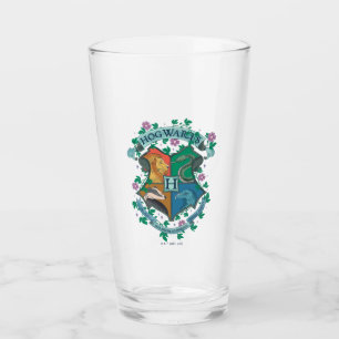 Verre HOGWARTS™ Floral Crest