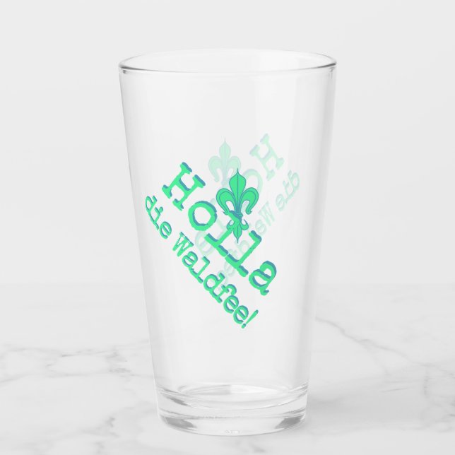 Verre Holla, la fée des bois ! Fleur (Devant)