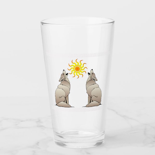 VERRE HOLLING COYOTES SOUS UN SOLEIL DU SUD-OUEST (Devant)