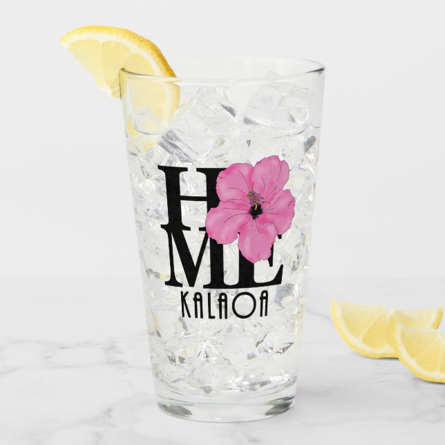 Verre HOME Kalaoa Pink (Devant glace)