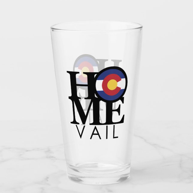 Verre HOME Vail Colorado (Devant)