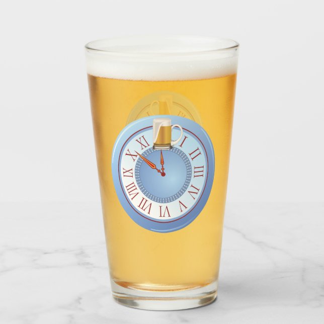 Verre Horloge de la bière O’ (Devant (rempli))