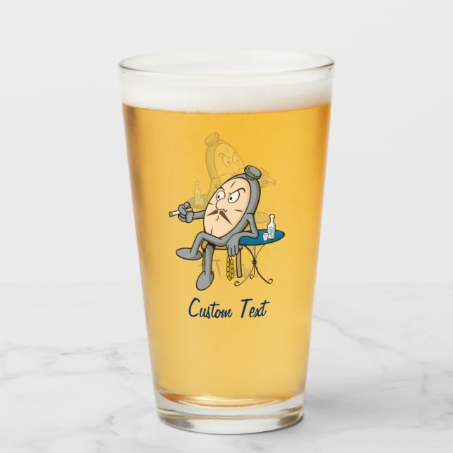 Verre Horloge détendue (Devant (rempli))