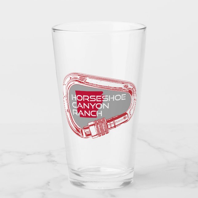 Verre Horseshoe Canyon Ranch Arkansas Escalade Carabiner (Devant)