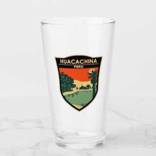 Verre Huacachina Pérou Travel Art Vintage