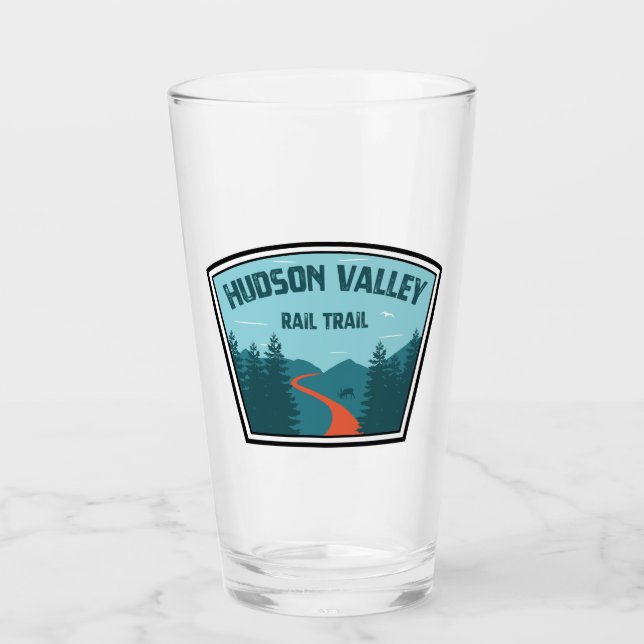 Verre Hudson Valley Rail Trail New York (Devant)