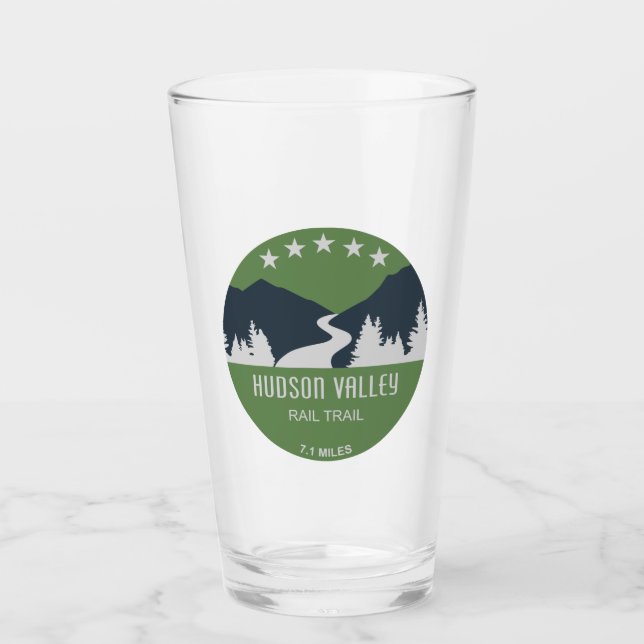 Verre Hudson Valley Rail Trail New York (Devant)