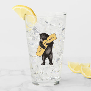 Verre Hug d'ours de Californie vintage