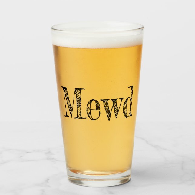 Verre Humeur mâle (Devant (rempli))