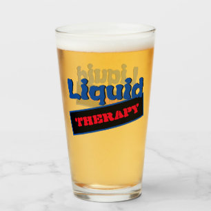 Verre Humour de thérapie liquide