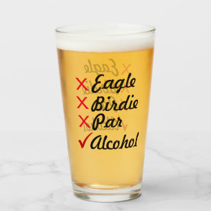Verre Humour Eagle Birdie Par Alcohol